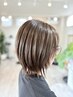 ＜大人透明感、ツヤ、色持ちUP＞上質カラー＋カット＋クリームスパ　14950