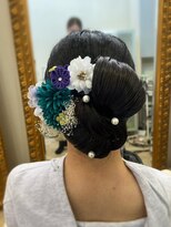 ハナココ 水戸店(hana Coco)&nbsp;カチモリリボンヘアセット