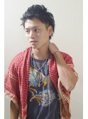 ツヤ感アップバングスタイル