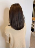 20代30代40代ブラウン艶感ストレート透明感ナチュラル