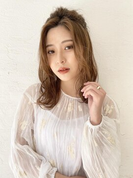オーロ 西大寺店(ORO) ナチュラルハーフアップ