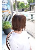 AVEDAカラーでベージュブラウン♪【BELL桜新町/用賀】