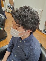 イナバ(Hair Life INABA) ツーブロック+パーマ