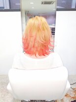 メルマードバーベル(Mermard Bavel)&nbsp;フェザーデザインオレンジ