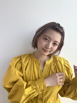 エクリ シセイドウ 麻布十番店(equri×SHISEIDO)&nbsp;【麻布十番】前髪スッキリゆるふわボブ