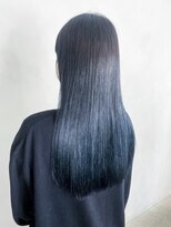 アイティーバイアルバム 下北沢店(IT by ALBUM)&nbsp;ブルーブラックワイドバング_セクションカラー_ba367272