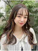 ナチュラルインナーカラーブラウンベージュ