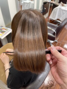 アリエス Aries 上赤江店 【Aries上赤江】30代40代50代/☆モテ髪　王道ストレート♪