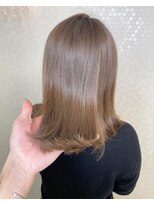 ヘアーアンドメイク ドレス(DRESS)&nbsp;ブリーチなしバレイヤージュ風カラー　髪質改善ケア