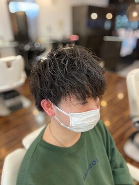 スマイル 沼影店(Smile) ツイスト/ツーブロックマッシュ/束感/波巻き[武蔵浦和/メンズ]