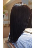 美髪　髪質改善酸熱トリートメントダブル+ホリスティックカラー