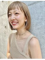 ウーフ(U-fu) ハイトーンボブ/ベージュボブ