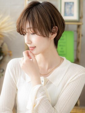 カバーヘア ブリス 大宮西口(COVER HAIR bliss) 斜めバング＆丸みショートヘルシースタイルa大宮20代30代40代