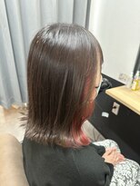 テーラヘアー 四街道店(TELA HAIR) イヤリングカラー×ピンク【 TELA HAIR四街道店】