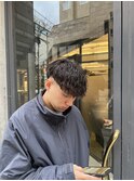 スペインカール×縦落ちツイスパ