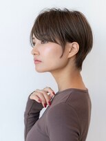 イオ 本厚木(io)&nbsp;20代30代大人かわいい丸みショート似合わせカットフルバング小顔