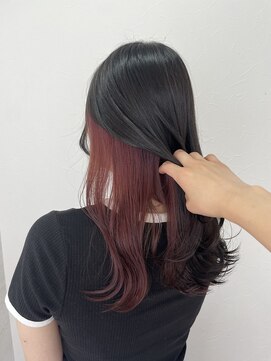シエル 立川店(CIEL) インナーカラー×パープルピンク【CIEL×maki】