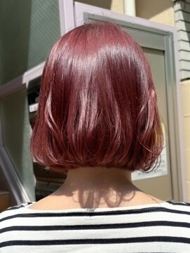 ルピナス(Lupine.) 【Ayumi】チェリーピンク×ボブ♪