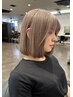 カット＋ケアブリーチ1回(リタッチ含む)＋カラー＋1stepトリートメント