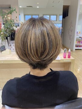 サラ 新宮店(SARA) 【福岡新宮】グレイカラーを活かす立体感カラー 30代 40代 50代