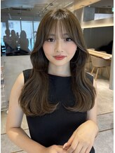 ロンド ストラーダ 心斎橋(Lond strada) エアリーロング×ピンクベージュ×美髪［髪質改善/縮毛矯正］