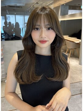 ロンド ストラーダ 心斎橋(Lond strada) くびれヘア×アプリコットオレンジ×美髪［髪質改善/縮毛矯正］