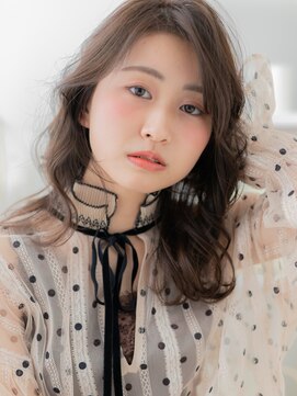 モッズヘア 越谷(mod's hair) かきあげ前髪アシンメトリー抜け感ロングTb9越谷20代30代40代