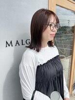 マルゴ(M A L G O) 切りっぱなし/ラベンダーグレージュ