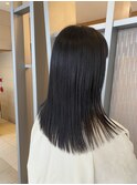髪質改善ストレート×アッシュブラウン♪