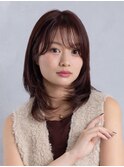 小顔魅せレイヤーカット