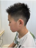 さわやかキッズショート小学生男の子人気刈り上げツーブロック