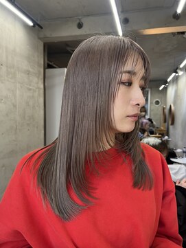 ソルトウォーター(SALT WATER) ピンクベージュ/イメチェン/ブリーチ/恵比寿