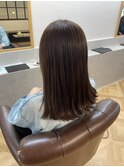 髪質改善カラーで芯からの艶感