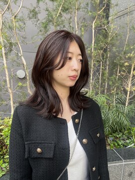 クク(coucou) くびれミディアム×顔まわりレイヤー