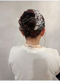 【shima】ヘアアレンジ/お呼ばれアレンジ/インナーカラー