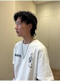 【大宮】ネオウルフ×メンズ縦落ちパーマ