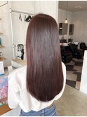 20代30代大人可愛い髪質改善カラーラベンダーピンク透明感