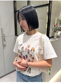 ■切りっぱなしボブ/ぱつっとボブ/顎ラインボブ/ボブ