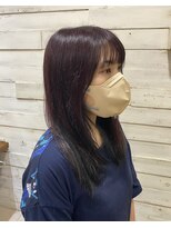 アバシュ A V A S H&nbsp;アンブレラカラー　ワインレッド