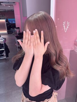 ダズリングディア(Dazzling Deer) ミルクティーベージュ/ミルクティーグレージュ/ゆる巻き/ロング