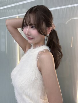 ボタン ハカタ(VOTAN hakata) @votan_juri/博多/顔まわり/シースルーバング/透明感カラー