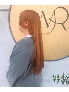 マル ニシノミヤ(MAR.co) コーラルオレンジロング