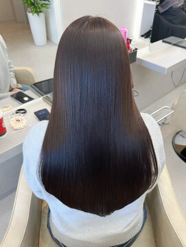 オムニス 表参道(Omnis) 美髪暗髪透明感グレージュカラー髪質改善トリートメントレイヤー