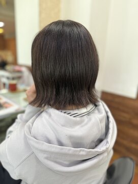 アークスヘアー 大人可愛いミルクティーベージュブリーチなしゆるふわパーマ