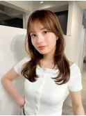 大人ガーリー/似合わせカット/ミディアムレイヤーカット武蔵小杉