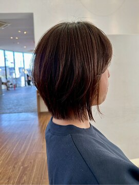 イーストハムアネーロ(EAST HAM anello) ショートレイヤーカット/透明感ダークブラウン