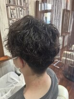 クリエイティブヘアーエィス(creative hair Ace)&nbsp;MEN’S HAIR/サーフカール/刈り上げセンターパート/登米市