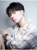 韓流コンマフェザーショート