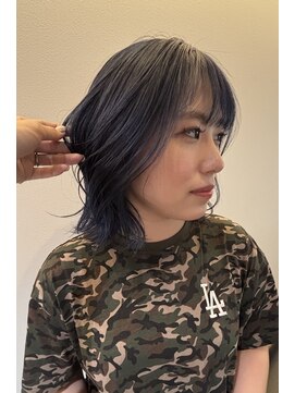 オム(omu) blue gray