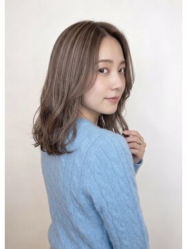 アッシュ 川崎店(Ash) ハイライト　グレージュ